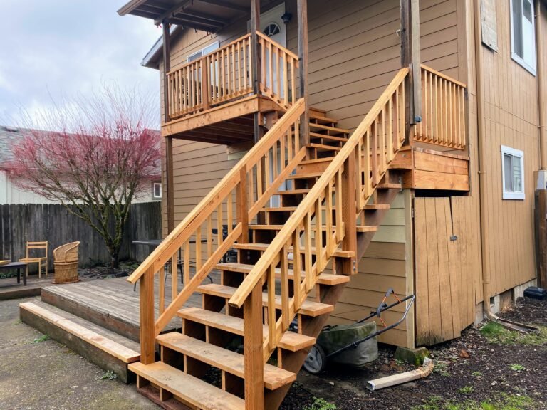 Improvements: new deck and railing